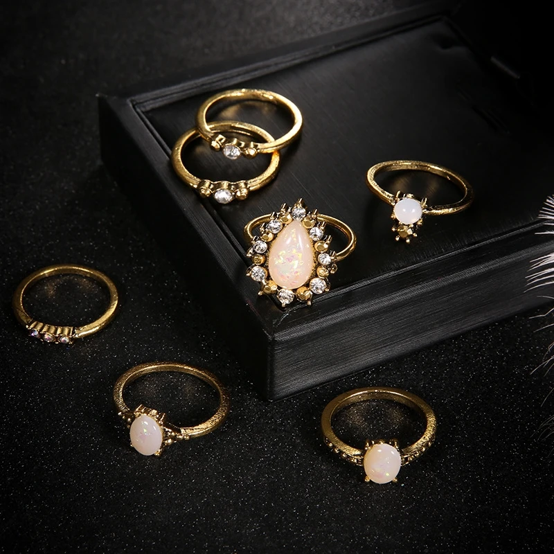 CiNily White Fire Opal Ring Set With Stone Yellow Gold Color Filled Rings Bohemia Boho Vintage Jewelry Best Gifts for Girl Woman
CiNily White Fire Opal Ring Set With Stone Yellow Gold Color Filled Rings Bohemia Boho Vintage Jewelry Best Gifts for Girl Woman
