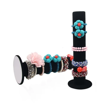 New Jewelry Display Bracelets Organizer Hairband Display Stand Black Color Velvet Display Rack Jewellery Organizer Stand Shelf
New Jewelry Display Bracelets Organizer Hairband Display Stand Black Color Velvet Display Rack Jewellery Organizer Stand Shelf