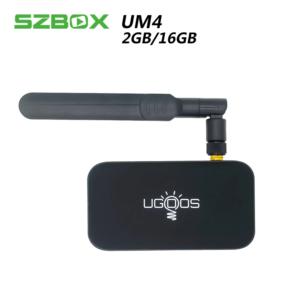 Ugoos UM4 2GB DDR4 16GB ROM Android 7.1 Smart 4K TV Box RK3328 Quad Core Home Streaming Media Player 2.4G&5G WiFi Bluetooth 4.0
Ugoos UM4 2GB DDR4 16GB ROM Android 7.1 Smart 4K TV Box RK3328 Quad Core Home Streaming Media Player 2.4G&5G WiFi Bluetooth 4.0