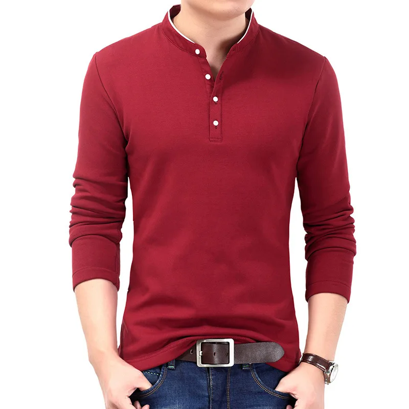 

2018 Cotton Polos Shirt Men New Classic Mens Polo Shirts Long Sleeve Spring Man Shirt Brands Camisa Polo Masculina Plus Size 3XL