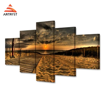 Modern home quadros decoration canvas art painting 5 beach sunset poster HD print on canvas for living room wall art picture
Modern home quadros decoration canvas art painting 5 beach sunset poster HD print on canvas for living room wall art picture