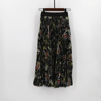 MNOGCC Summer Plant Image Character Skirt Waist Skirt Women Elastic Waist Long Skirts Female Pleated Skirt Patterns Fashion
MNOGCC Summer Plant Image Character Skirt Waist Skirt Women Elastic Waist Long Skirts Female Pleated Skirt Patterns Fashion