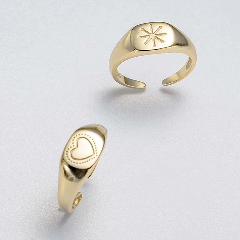 Sweet Heart And Star Gold Ring 100% 925 Sterling Silver Youth Women Ring Campus Fashion Accessories Small Wedding Gold Jewelry
Sweet Heart And Star Gold Ring 100% 925 Sterling Silver Youth Women Ring Campus Fashion Accessories Small Wedding Gold Jewelry