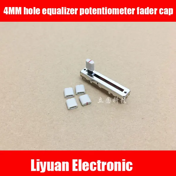 50pcs 4MM hole equalizer potentiometer fader cap plastic handle straight slide potentiometer fader knob cap
50pcs 4MM hole equalizer potentiometer fader cap plastic handle straight slide potentiometer fader knob cap
