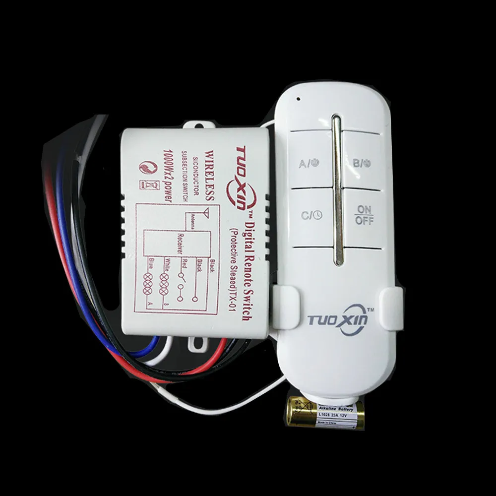 Wholesale high power 2000W Wireless Remote Control Light Switch 2 Loops Walkable Intelligence Free shipping
Wholesale high power 2000W Wireless Remote Control Light Switch 2 Loops Walkable Intelligence Free shipping
