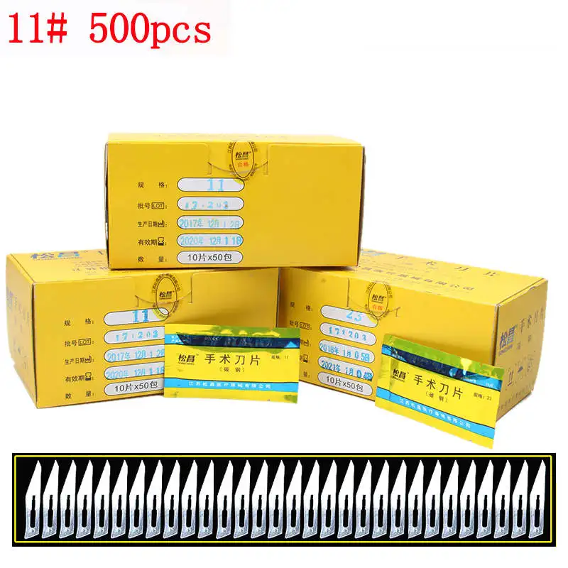 500 Pcs Surgery Scalpel Opening Scalpel blade Disposable blade Stainless Steel Multi Knife free shipping For most country
500 Pcs Surgery Scalpel Opening Scalpel blade Disposable blade Stainless Steel Multi Knife free shipping For most country