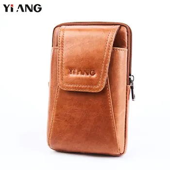 YIANG 2018 Genuine Leather Vintage Waist Packs Men's Travel Fanny Pack Belt Bag Mini Money Pouch Retro Mobile Phone Bags Brown
YIANG 2018 Genuine Leather Vintage Waist Packs Men's Travel Fanny Pack Belt Bag Mini Money Pouch Retro Mobile Phone Bags Brown