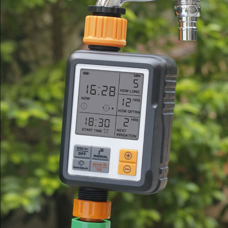 LCD Screen Automatic Electronic Water Timer Sprinkler Controller Outdoor Garden Timer Automatic Watering Device Irrigation Tools
LCD Screen Automatic Electronic Water Timer Sprinkler Controller Outdoor Garden Timer Automatic Watering Device Irrigation Tools