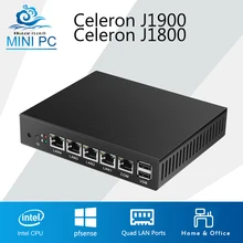 Mini PC 4 4 LAN Celeron J1800 J1900 Windows 10/8/7 HTPC HD vga 4 RJ45(China) Mini PC 4 4 LAN Celeron J1800 J1900 Windows 10/8/7 HTPC HD vga 4 RJ45(China)