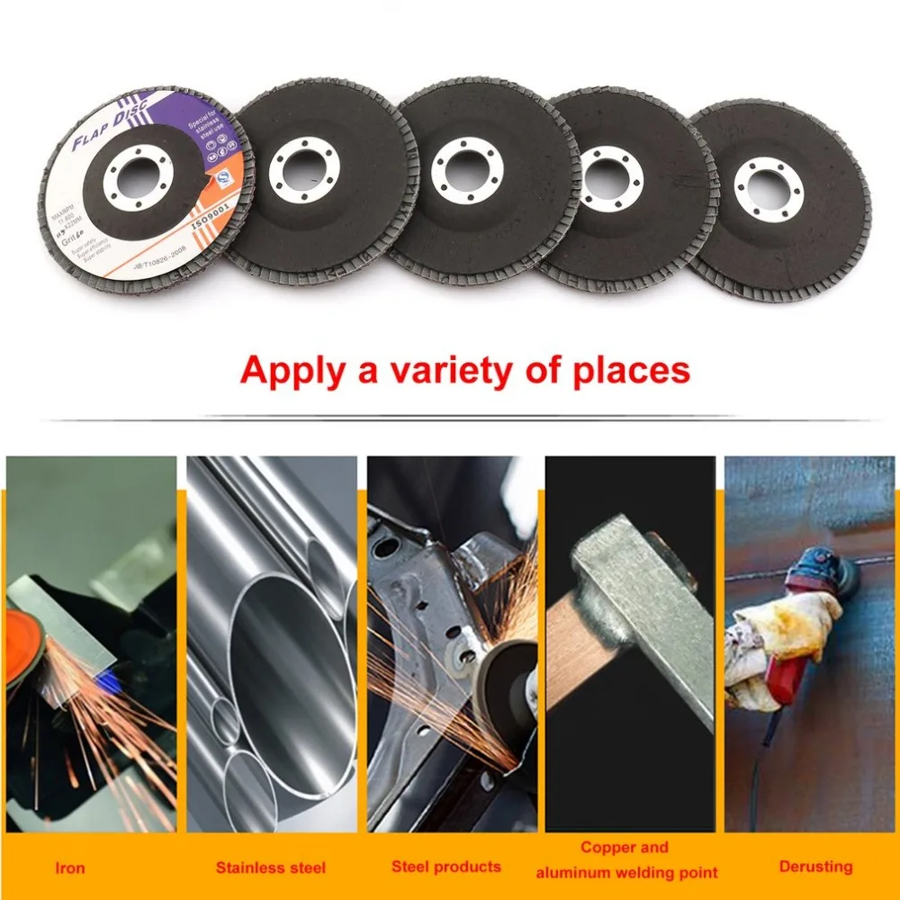 Newest 4.5 Inch 40 Pcs 60 Grit DIY Flap Sanding Discs Grinding Wheel Metal Cutting Smoothing Woodworking Accessories
Newest 4.5 Inch 40 Pcs 60 Grit DIY Flap Sanding Discs Grinding Wheel Metal Cutting Smoothing Woodworking Accessories