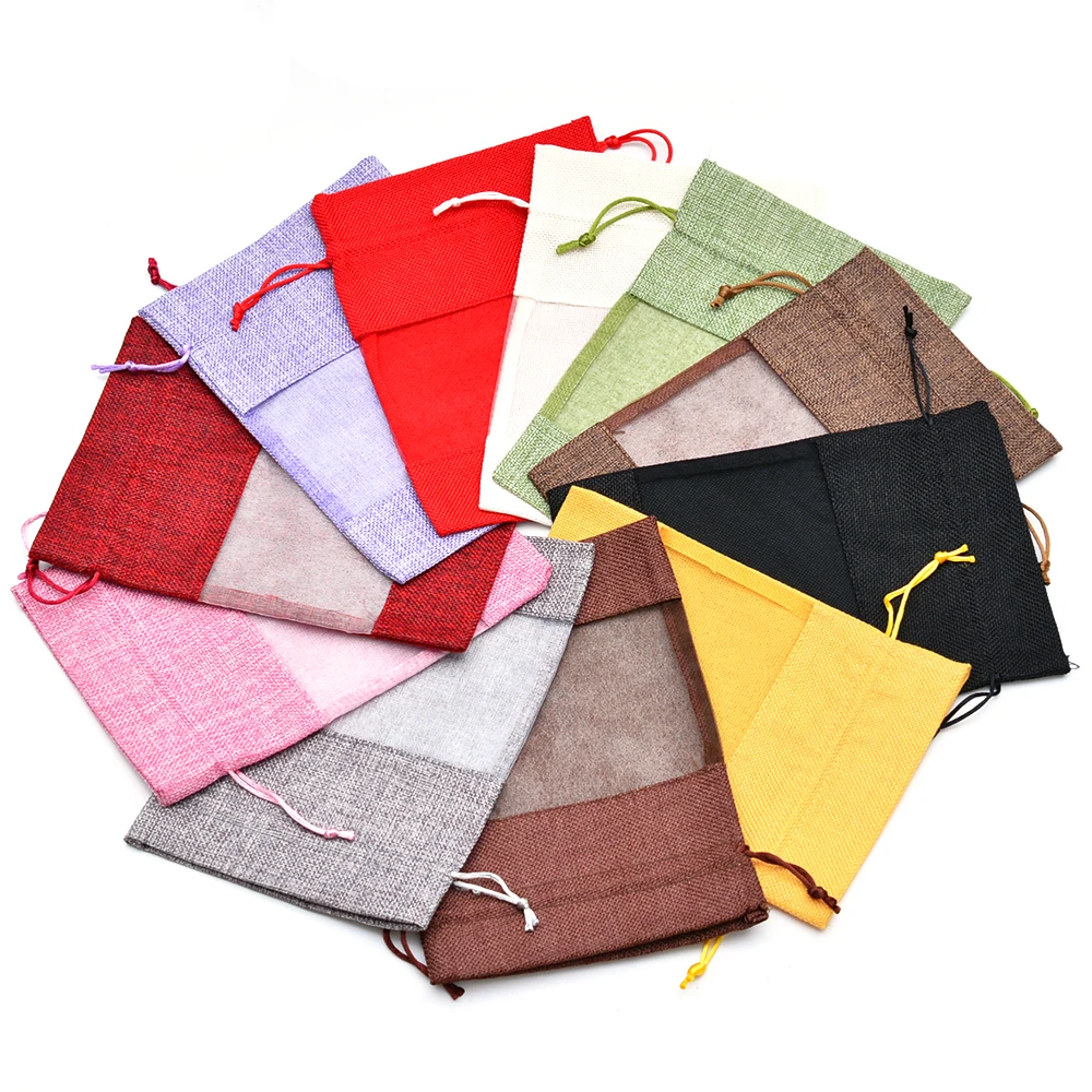 50pcs Jute Gift Packaging Bag 3.9"x5.5" Party Candy Favor Sack Linen Jute Drawstring Pouch Jewelry Gift Bag for Candy Herbs
50pcs Jute Gift Packaging Bag 3.9"x5.5" Party Candy Favor Sack Linen Jute Drawstring Pouch Jewelry Gift Bag for Candy Herbs