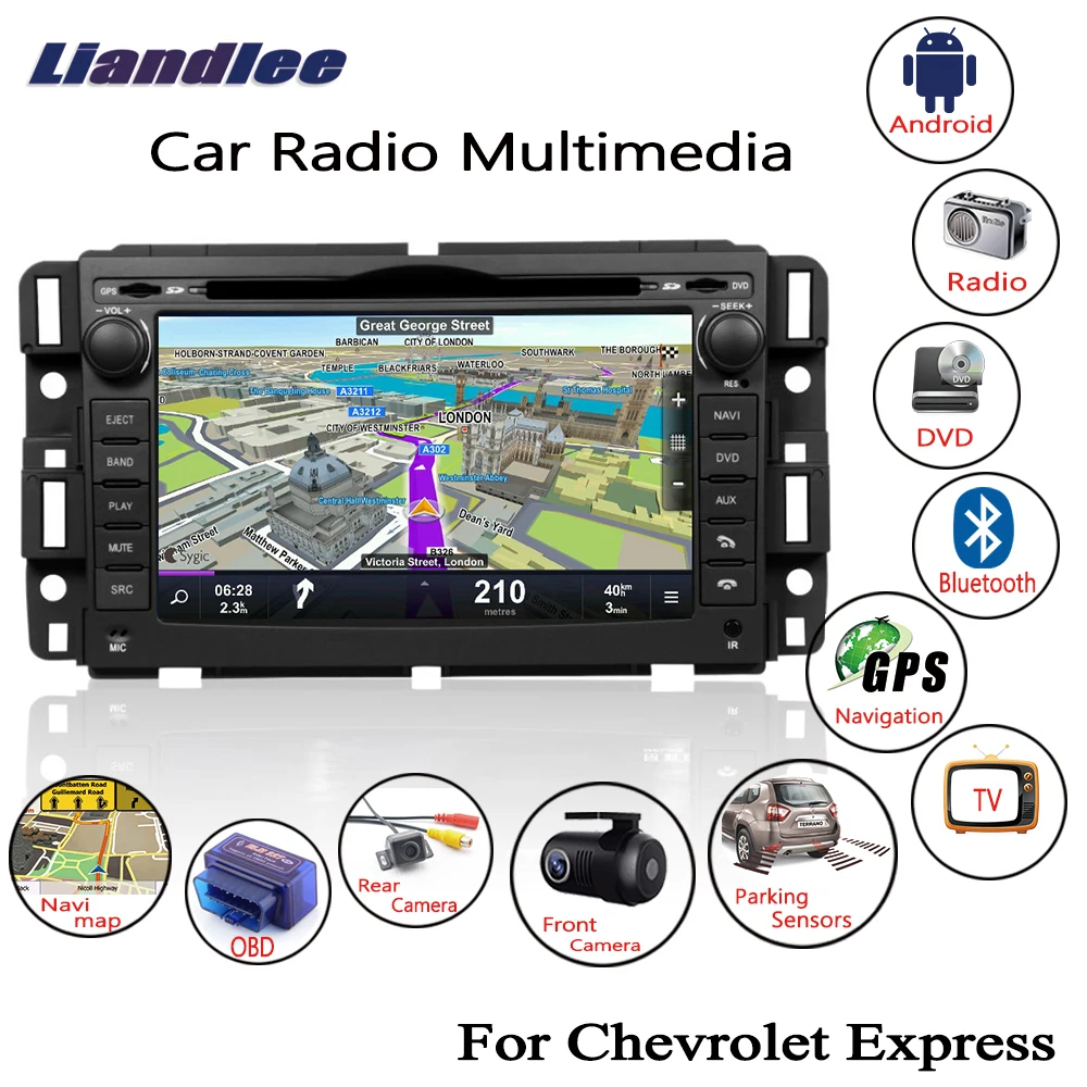 Liandlee For Chevrolet Express 2011~2014 Android Car Radio CD DVD Player GPS Navi Navigation Maps Camera OBD TV Screen Media
Liandlee For Chevrolet Express 2011~2014 Android Car Radio CD DVD Player GPS Navi Navigation Maps Camera OBD TV Screen Media