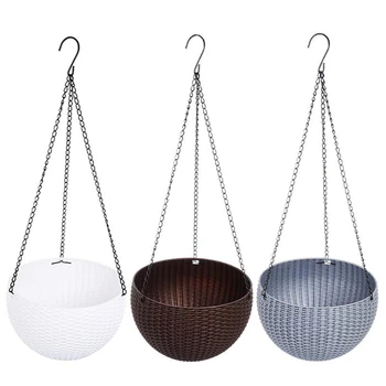 2019 New Round Plastic Flower Pot Garden Plant Chain Hanging Planters Balcony Decoration Hanging Baskets Garden Supplies
2019 New Round Plastic Flower Pot Garden Plant Chain Hanging Planters Balcony Decoration Hanging Baskets Garden Supplies