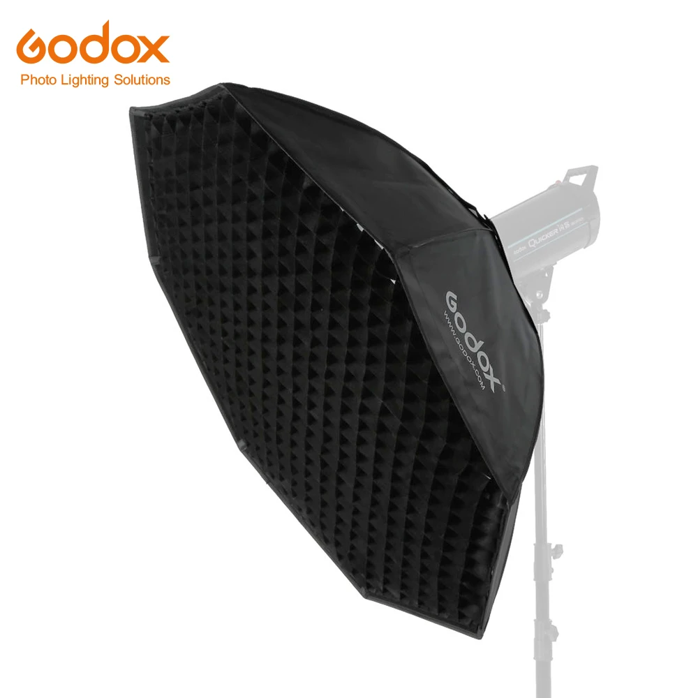 Godox Softbox 140cm 52" Octagon Honeycomb Grid Softbox soft box with Bowens Mount for Studio Flash
Godox Softbox 140cm 52" Octagon Honeycomb Grid Softbox soft box with Bowens Mount for Studio Flash
