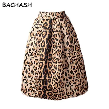 Bachash New 2020 Autumn Winter Women Vintage Satin Leopard Print Pleated Skirts High Waist A-Line Tutu Midi Skirt Size S-XL 
Bachash New 2020 Autumn Winter Women Vintage Satin Leopard Print Pleated Skirts High Waist A-Line Tutu Midi Skirt Size S-XL