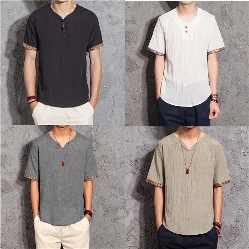 2019 Summer New Man Linen Solid Chinese Style Top Shirt M-5XL Casual Tai Chi Kung Fu Costumes Oriental Fashion Clothes
2019 Summer New Man Linen Solid Chinese Style Top Shirt M-5XL Casual Tai Chi Kung Fu Costumes Oriental Fashion Clothes
