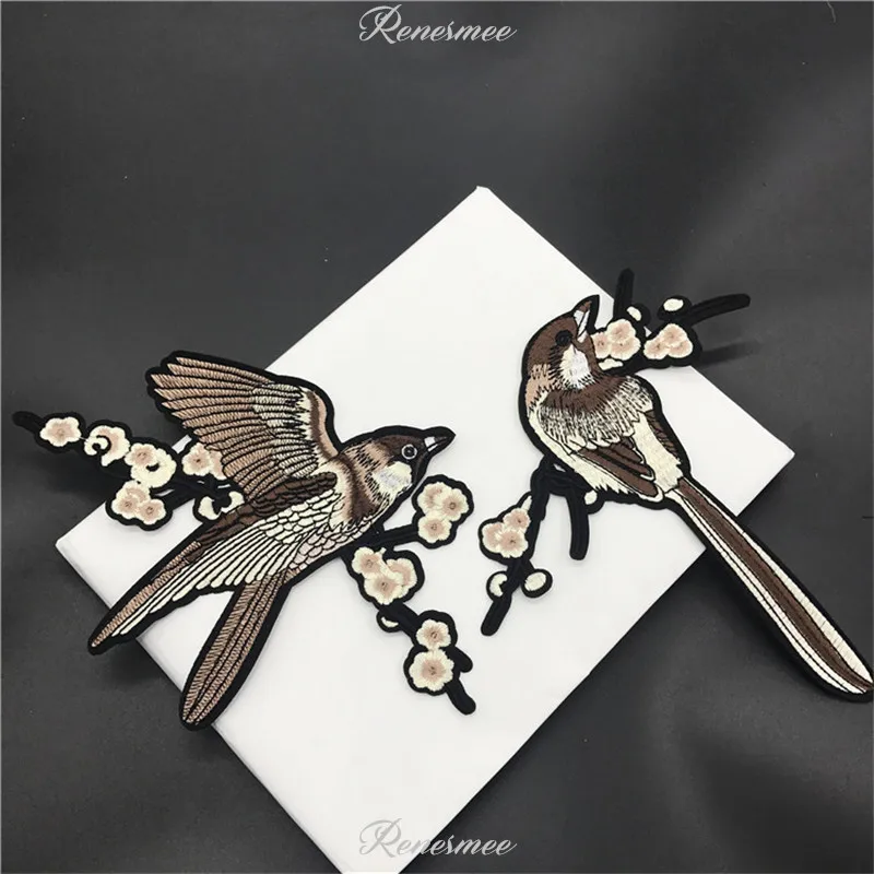 1Pair Sparrow Flower Applique Clothing Embroidery Patch Fabric Sticker Iron On Patch Craft Sewing Repair 20X16cm SX162
1Pair Sparrow Flower Applique Clothing Embroidery Patch Fabric Sticker Iron On Patch Craft Sewing Repair 20X16cm SX162