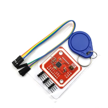 

1Set PN532 NFC RFID Wireless Module V3 User Kits Reader Writer Mode IC S50 Card PCB Attenna I2C IIC SPI HSU For Uno