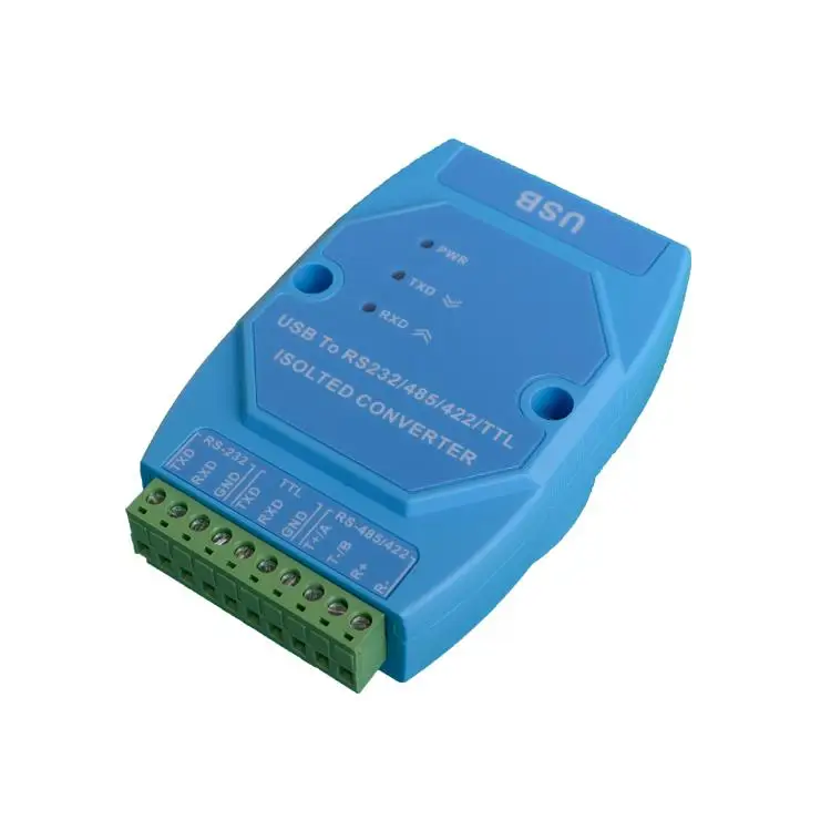 Industrial magnetic coupling isolation USB to RS232/485/422/TTL serial port four to one converter FT230 
Industrial magnetic coupling isolation USB to RS232/485/422/TTL serial port four to one converter FT230