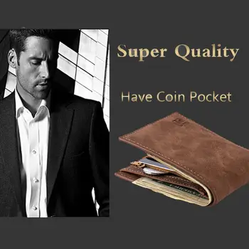 Men PU Leather Short Change Bag Fashion Business With Coin Pocket Card Holder Trifold Gift Slim Wallet
Men PU Leather Short Change Bag Fashion Business With Coin Pocket Card Holder Trifold Gift Slim Wallet