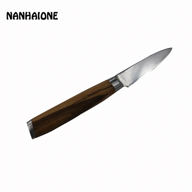 NANHAIONE 3.5inch chef knife high quality Japan 67 layer Damascus kitchen knife stainless steel zebra wood handle CL089
NANHAIONE 3.5inch chef knife high quality Japan 67 layer Damascus kitchen knife stainless steel zebra wood handle CL089