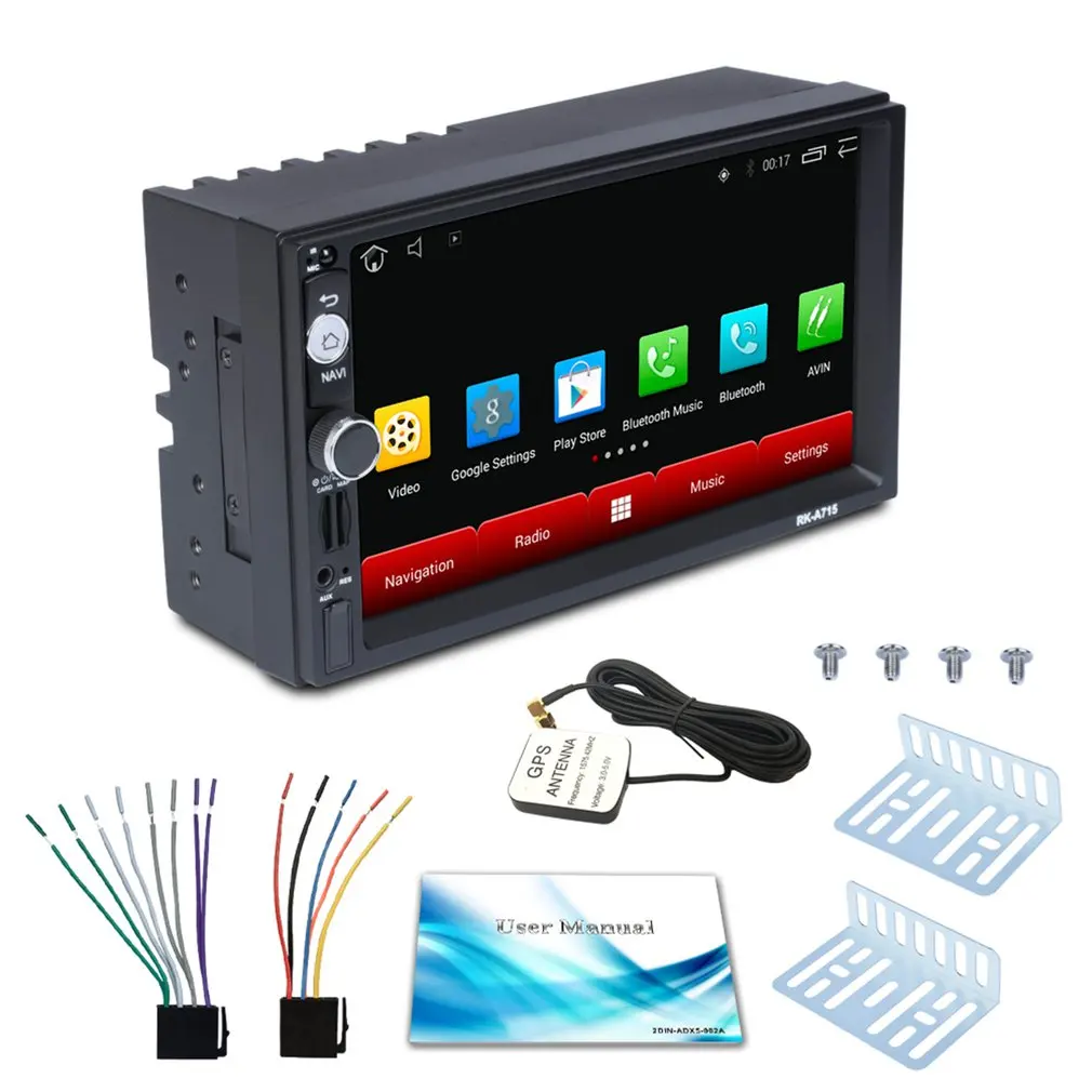 Car Universal Audio 7 Inch 2 DIN Autoradio Stereo Touch Screen Auto Radio Video MP5 Player Support Bluetooth TF SD MMC USB FM
Car Universal Audio 7 Inch 2 DIN Autoradio Stereo Touch Screen Auto Radio Video MP5 Player Support Bluetooth TF SD MMC USB FM