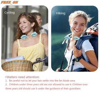 2019 Hands-free Neck Band Hanging USB Rechargeable Dual Fan Mini Air Cooler Summer Portable Level 3 wind Large battery capacity
2019 Hands-free Neck Band Hanging USB Rechargeable Dual Fan Mini Air Cooler Summer Portable Level 3 wind Large battery capacity