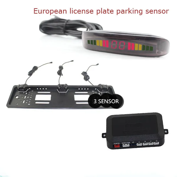 License Plate Rear View Sensor Parking 3 Sensor on Plate Frame for European Universal car 12V with LED Display Parking Sensor
License Plate Rear View Sensor Parking 3 Sensor on Plate Frame for European Universal car 12V with LED Display Parking Sensor