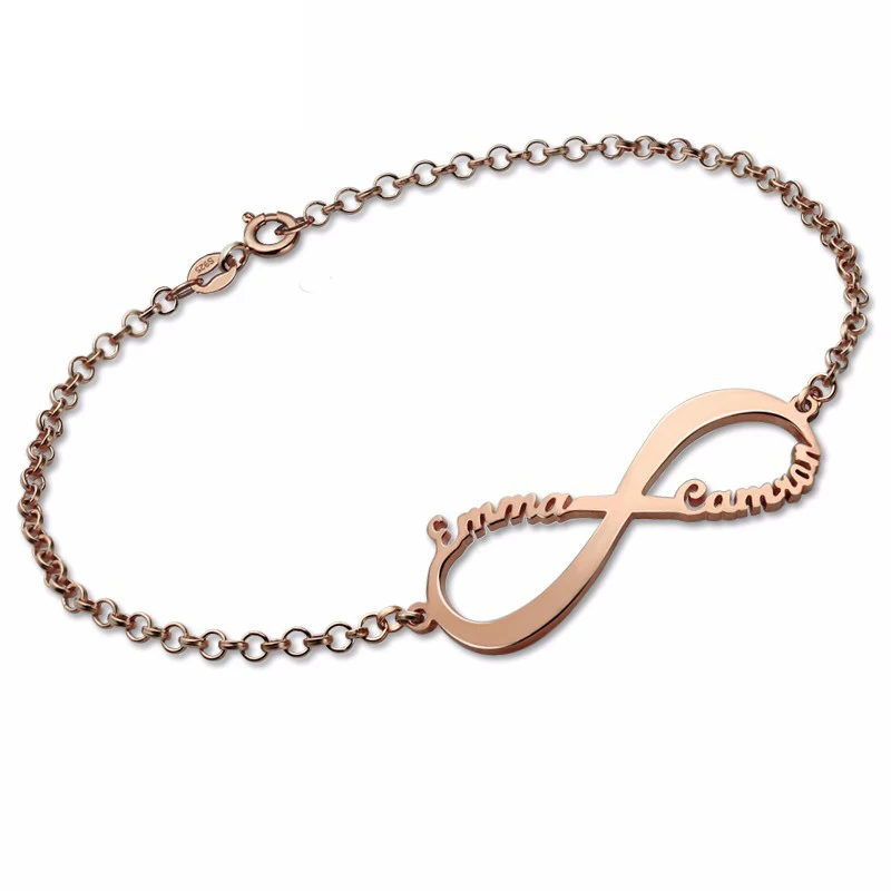Personalized Two Names Bracelet Infinity Bangle for Infinite Love 8 Symbol Pendant Bracelet Jewelry for Women Gift pulseras
Personalized Two Names Bracelet Infinity Bangle for Infinite Love 8 Symbol Pendant Bracelet Jewelry for Women Gift pulseras