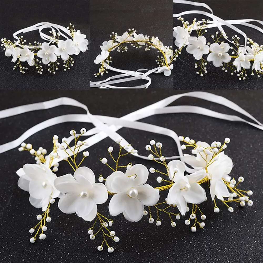 New Pure Manual Snow Yarn Pearl Flower Crystal Rhinestone Bride Headwear Wedding Dress Hair Pins Hair Band Accessories
New Pure Manual Snow Yarn Pearl Flower Crystal Rhinestone Bride Headwear Wedding Dress Hair Pins Hair Band Accessories