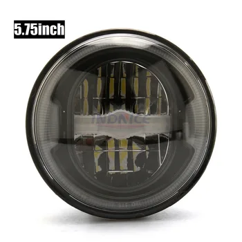 Black 5-3/4" Round Angel Eye LED Headlight 2018 newest 5.75 inch Headlamp For Harley Dyna Sportster Softail Breakout motorcycle
Black 5-3/4" Round Angel Eye LED Headlight 2018 newest 5.75 inch Headlamp For Harley Dyna Sportster Softail Breakout motorcycle