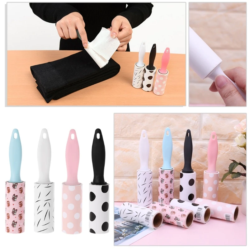 Reusable Clothes Coat Sticky Lint Roller Dog Pet Hair Remover Cleaning Device Geometric pattern printed
Reusable Clothes Coat Sticky Lint Roller Dog Pet Hair Remover Cleaning Device Geometric pattern printed
