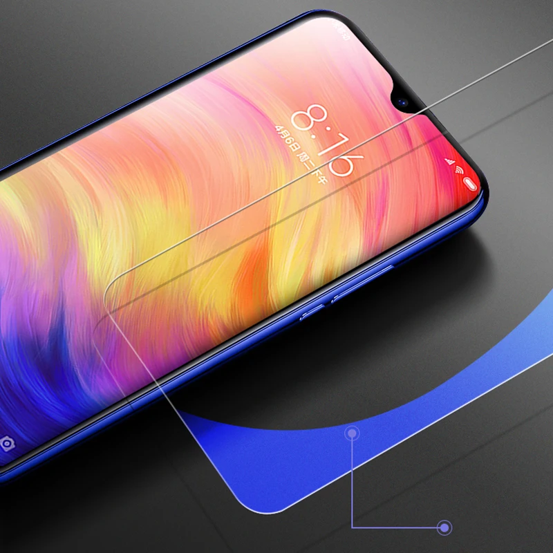 Закаленное стекло EXUNTON 9H 2.5D с защитой от синего цвета для samsung Galaxy M10 M20 M30 защитная