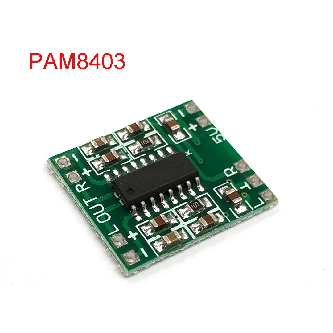 5 Pcs PAM8403 Super Mini Digital Amplifier Board 2 * 3W Class D Digital 2.5V To 5V Power Amplifier Board Efficient
5 Pcs PAM8403 Super Mini Digital Amplifier Board 2 * 3W Class D Digital 2.5V To 5V Power Amplifier Board Efficient