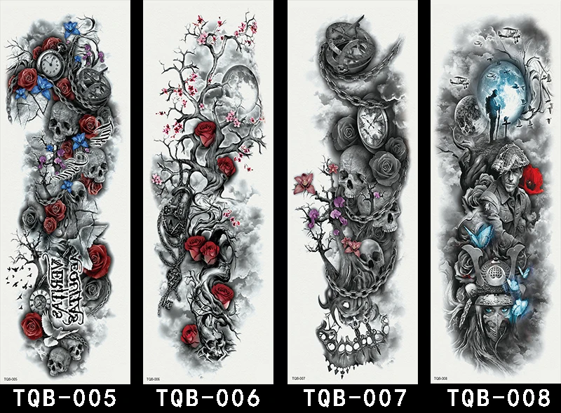 Skull Clock Buddha Waterproof Temporary Tattoo Sticker Full Arm Body Art Wild Fierce Animal Big Large Fake Tattoo Sticker
Skull Clock Buddha Waterproof Temporary Tattoo Sticker Full Arm Body Art Wild Fierce Animal Big Large Fake Tattoo Sticker