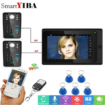 SmartYIBA Video Intercom 7 Inch LCD Wired / Wireless Wifi Video Doorbell Phone 2*Camera Monitor System
SmartYIBA Video Intercom 7 Inch LCD Wired / Wireless Wifi Video Doorbell Phone 2*Camera Monitor System