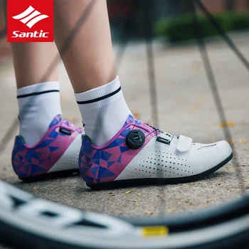 Santic New Women No-Locking Cycling Shoes MTB Mountian Bicycle Ladies Shoes Non-Slip Breathable Riding Road Outdoor Sport Shoes
Santic New Women No-Locking Cycling Shoes MTB Mountian Bicycle Ladies Shoes Non-Slip Breathable Riding Road Outdoor Sport Shoes