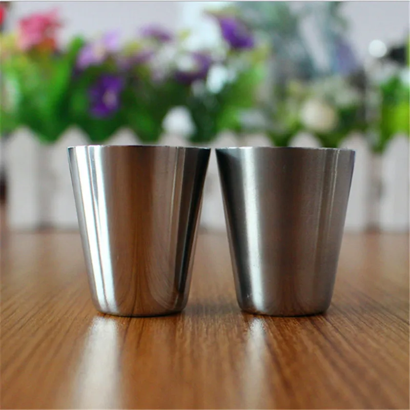 6 PCs 3.6 x4.2cm Happy Gifts New Stainless Steel Shot Glass Wine Cup Stainless Steel Cup Drinking Coffee Tea Camping Mug
6 PCs 3.6 x4.2cm Happy Gifts New Stainless Steel Shot Glass Wine Cup Stainless Steel Cup Drinking Coffee Tea Camping Mug