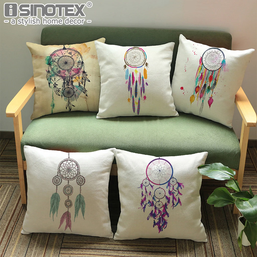 Linen Dream Catchers Cushion Cover Indian Feather Pillow Cases Bedroom Decorative Throw Pillowcases Home Decoration 45X45cm
Linen Dream Catchers Cushion Cover Indian Feather Pillow Cases Bedroom Decorative Throw Pillowcases Home Decoration 45X45cm