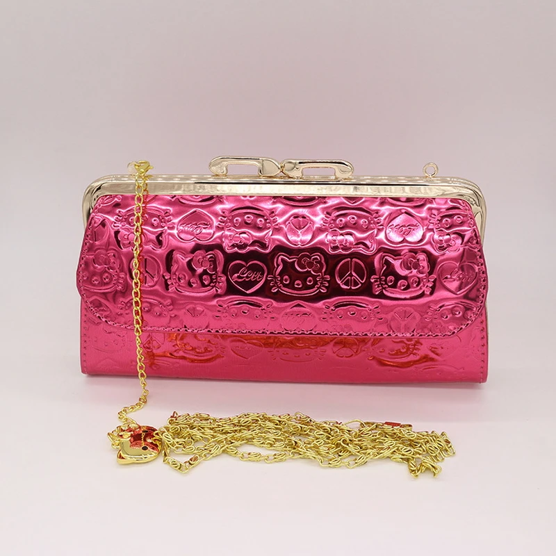 HELLO KITTY women messenger bags Bright surface PU material handbag Four color red rose red and pink can choose
HELLO KITTY women messenger bags Bright surface PU material handbag Four color red rose red and pink can choose