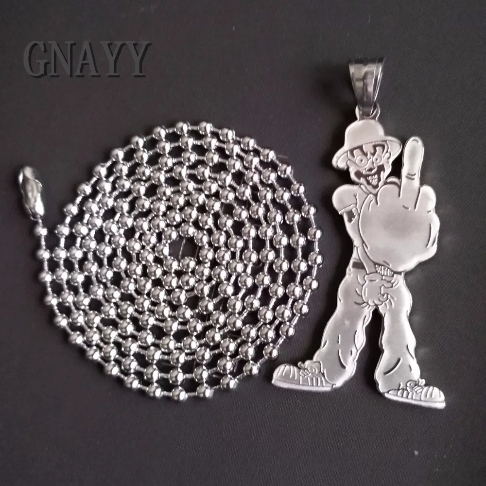 GNAYY Hatchet Man ICP Pendant clown Juggalo Grade Stainless Steel Men's Charms Pendant Necklace with 30 inch chain
GNAYY Hatchet Man ICP Pendant clown Juggalo Grade Stainless Steel Men's Charms Pendant Necklace with 30 inch chain