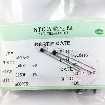 100% New and original NTC MF5A-3 10K 3950 Precision 5% small blackhead temperature thermistor
100% New and original NTC MF5A-3 10K 3950 Precision 5% small blackhead temperature thermistor