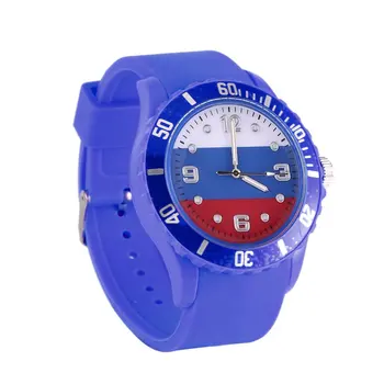 Russian 2018 Sports custom Russian Theme Flag Pattern Quartz Watch Comfortable Silicone Bracelet Casual Sports Wristwatch
Russian 2018 Sports custom Russian Theme Flag Pattern Quartz Watch Comfortable Silicone Bracelet Casual Sports Wristwatch