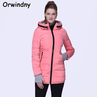 Orwindny Wadded Clothing Female 2018 New Women's Winter Jacket Cotton Jacket Slim Parkas Ladies Coats XS-XXL image