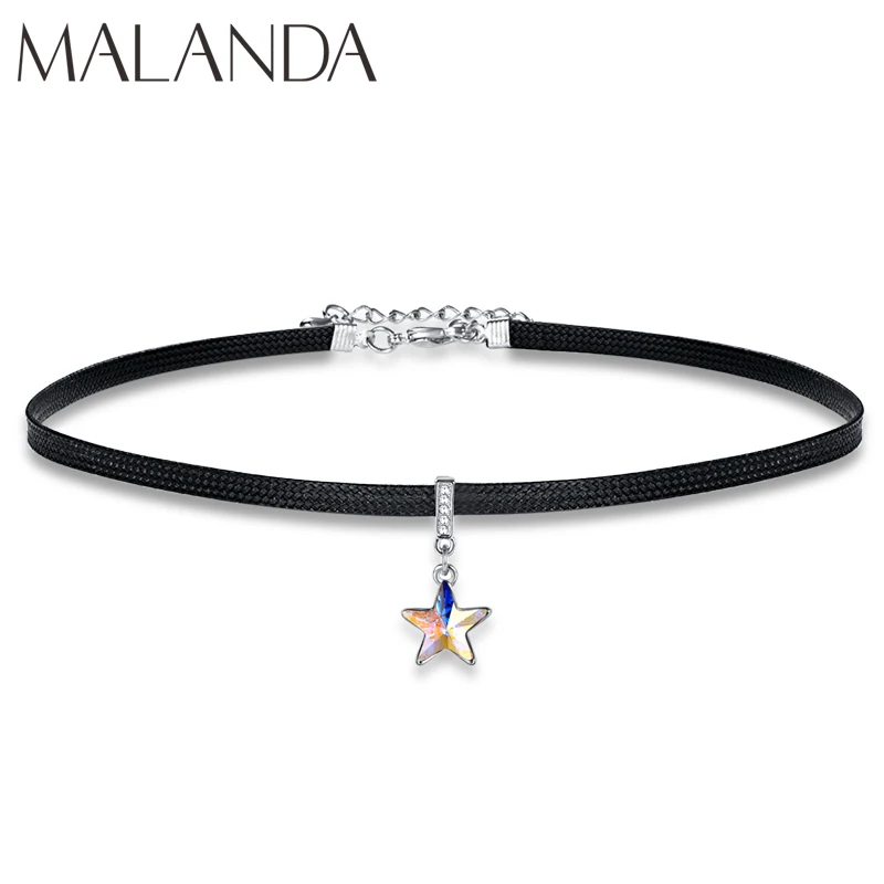 Malanda Stars Shape Crystals From Swarovski Chokers Necklaces For Women Rope Chain Statement Necklaces Fashion Wedding Jewelry
Malanda Stars Shape Crystals From Swarovski Chokers Necklaces For Women Rope Chain Statement Necklaces Fashion Wedding Jewelry