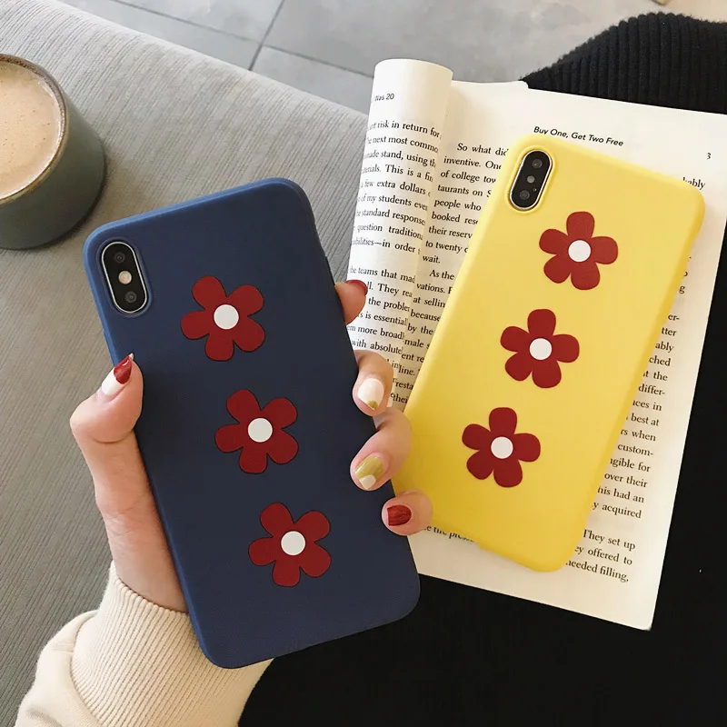 INS Matte silicon Flowers Soft Cases For iPhone 8 Plus 6 6S 7 X Phone Case For iPhone XS Max XR Back Cover Fashion Floral Coque
INS Matte silicon Flowers Soft Cases For iPhone 8 Plus 6 6S 7 X Phone Case For iPhone XS Max XR Back Cover Fashion Floral Coque
