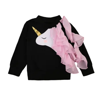 Pudcoco baby girl clothes 2017 autumn new girls cotton long sleeve black cloth unicorn print t shirt
Pudcoco baby girl clothes 2017 autumn new girls cotton long sleeve black cloth unicorn print t shirt