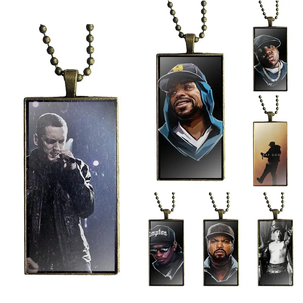 EJ Glaze For Women Gift Eminem B Rapping Necklace With Bronze Plated Glass Cabochon Choker Long Pendant Rectangle Necklace
EJ Glaze For Women Gift Eminem B Rapping Necklace With Bronze Plated Glass Cabochon Choker Long Pendant Rectangle Necklace