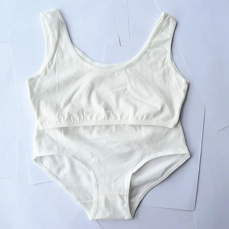 Baby Girls Bras Solid Color Young Girls Underwear For Sport Wireless Small TrainingBras Undergarment Clothes Bra and Panties Set
Baby Girls Bras Solid Color Young Girls Underwear For Sport Wireless Small TrainingBras Undergarment Clothes Bra and Panties Set