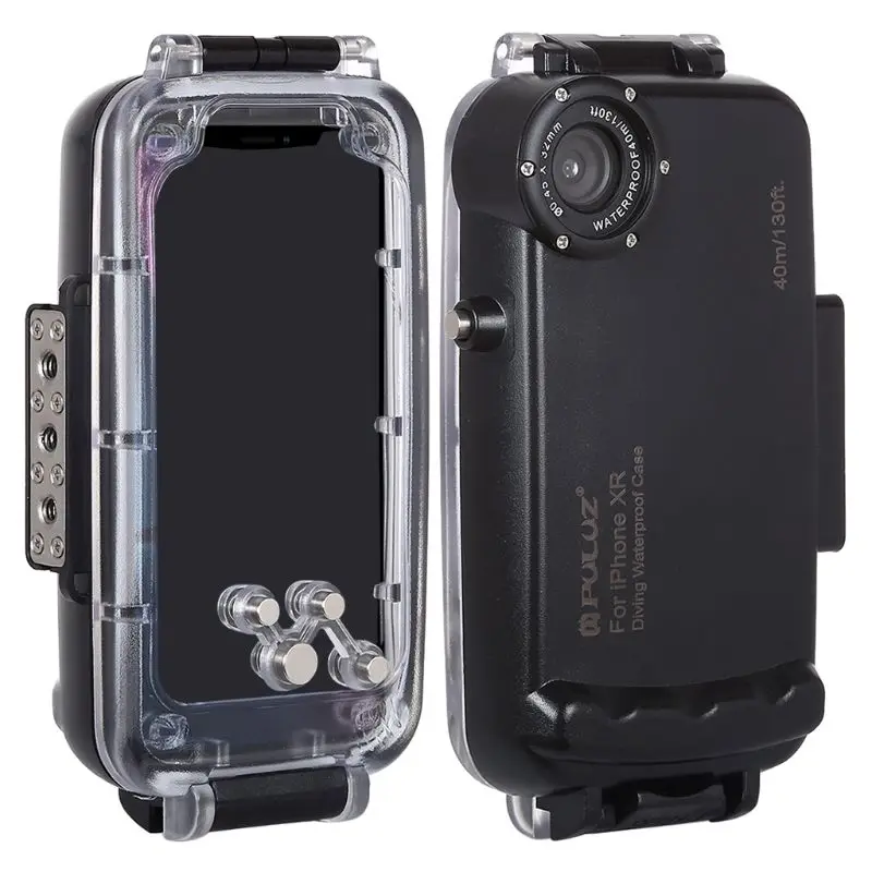 40M/130FT Underwater Waterproof Diving Swimming Housing Cover Shell Protective Case for iphone XR Mobile Phones
40M/130FT Underwater Waterproof Diving Swimming Housing Cover Shell Protective Case for iphone XR Mobile Phones